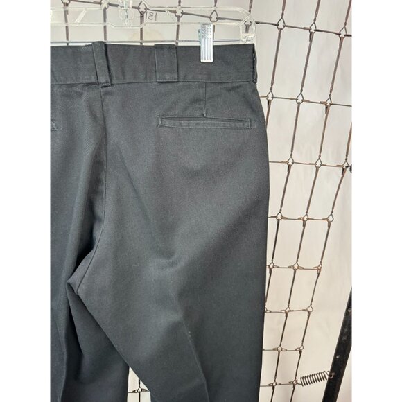 Dickies Mens Classic Black Work Pants 36x29 65% Polyester 35% Cotton Durable Mad - Picture 6 of 16